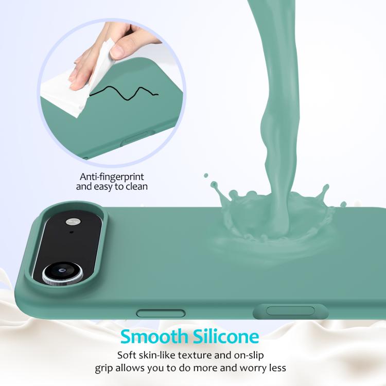 For iPhone Air Solid Color Silicone Phone Case