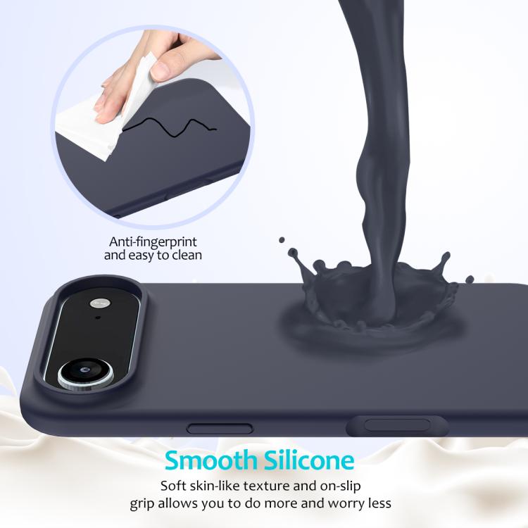 For iPhone Air Solid Color Silicone Phone Case