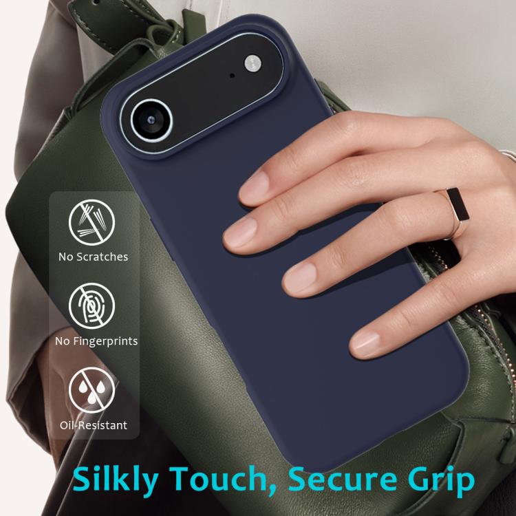 For iPhone Air Solid Color Silicone Phone Case