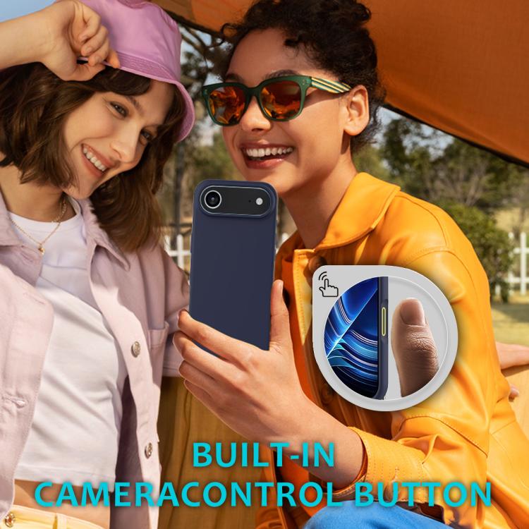 For iPhone Air Solid Color Silicone Phone Case