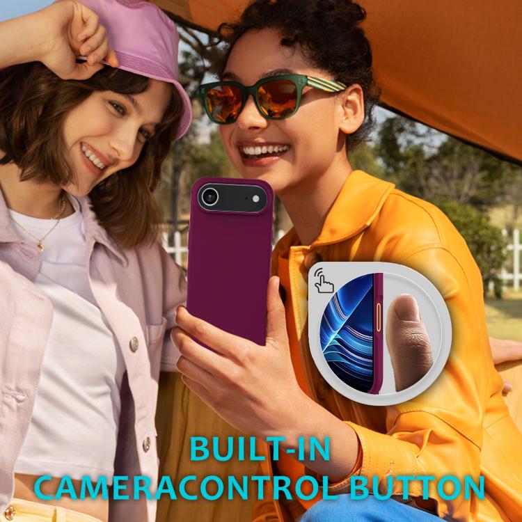 For iPhone Air Solid Color Silicone Phone Case