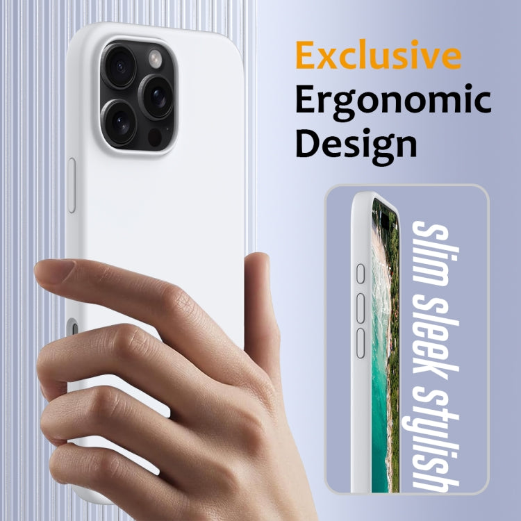 For iPhone 16 Pro Shockproof Silicone Magsafe Phone Case