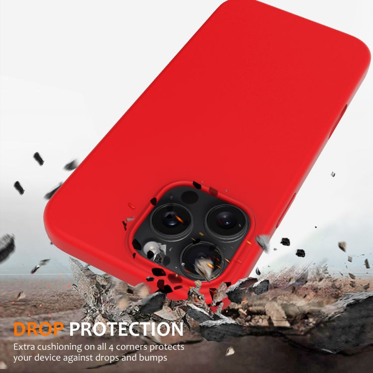 For iPhone 16 Pro Shockproof Silicone Magsafe Phone Case