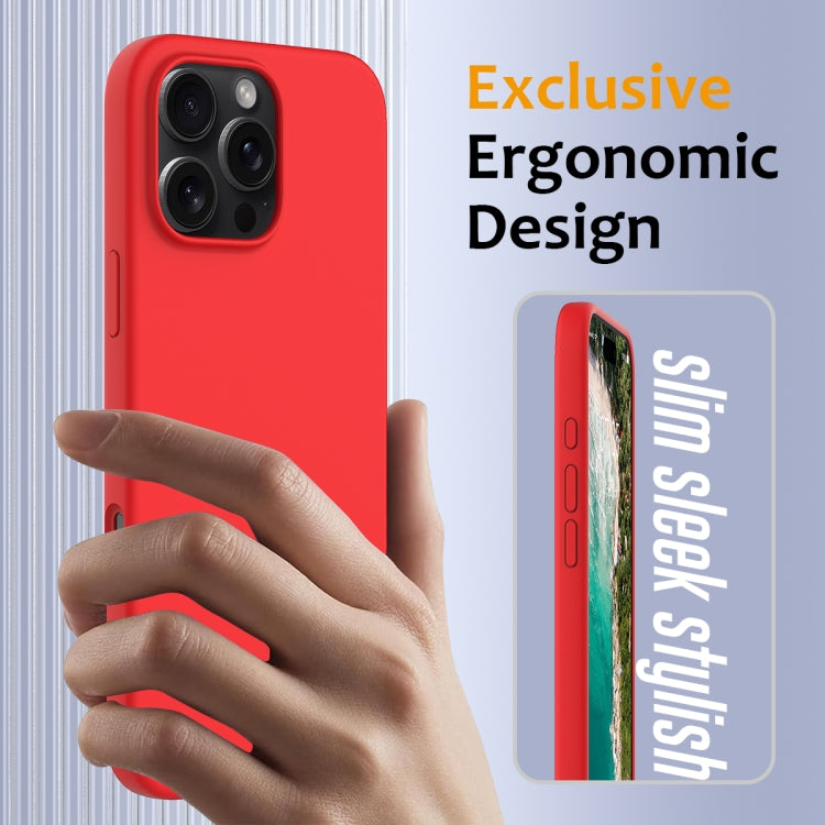 For iPhone 16 Pro Shockproof Silicone Magsafe Phone Case