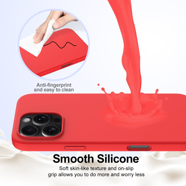 For iPhone 16 Pro Shockproof Silicone Magsafe Phone Case
