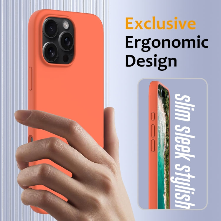For iPhone 16 Pro Shockproof Silicone Magsafe Phone Case