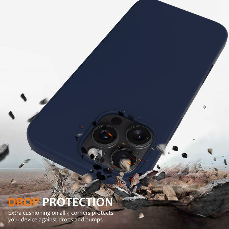 For iPhone 16 Pro Shockproof Silicone Magsafe Phone Case