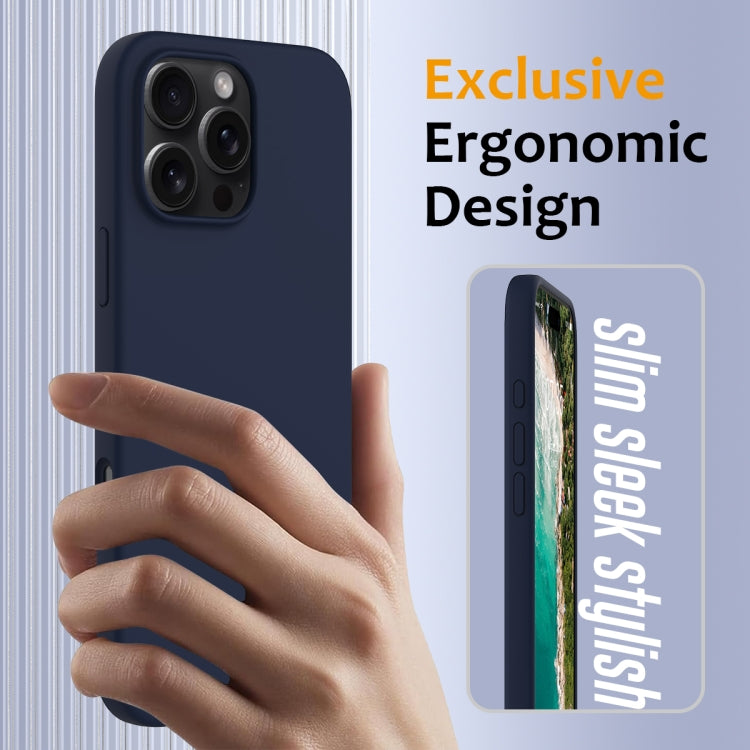 For iPhone 16 Pro Shockproof Silicone Magsafe Phone Case