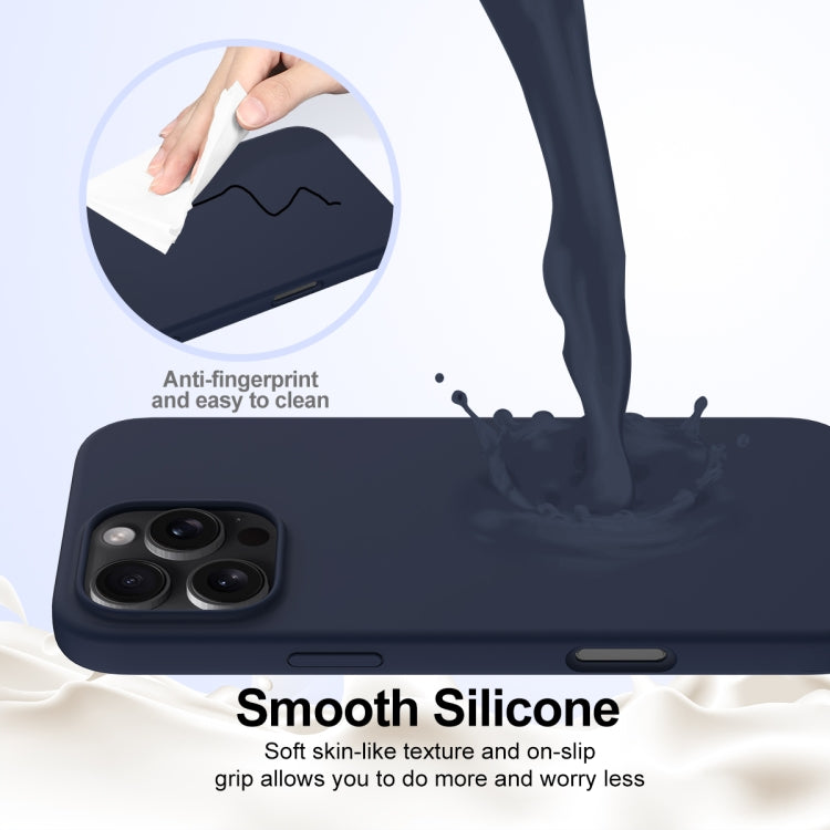 For iPhone 16 Pro Shockproof Silicone Magsafe Phone Case
