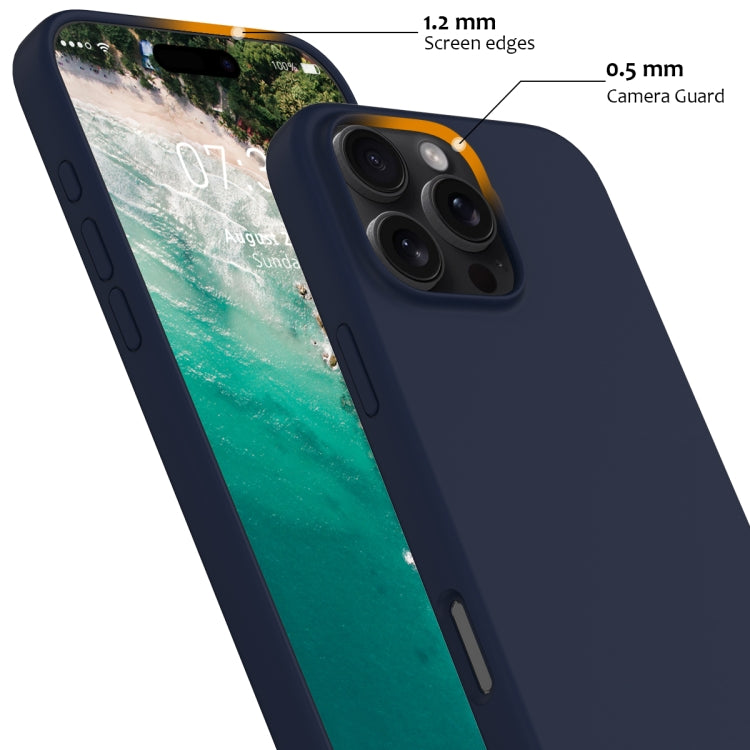 For iPhone 16 Pro Shockproof Silicone Magsafe Phone Case