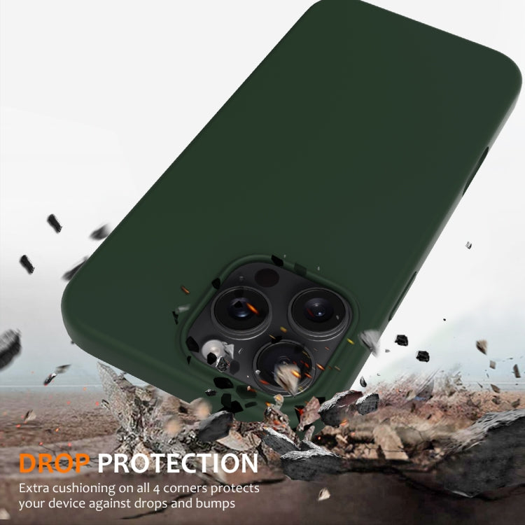 For iPhone 16 Pro Shockproof Silicone Magsafe Phone Case