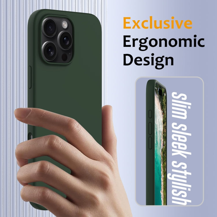 For iPhone 16 Pro Shockproof Silicone Magsafe Phone Case