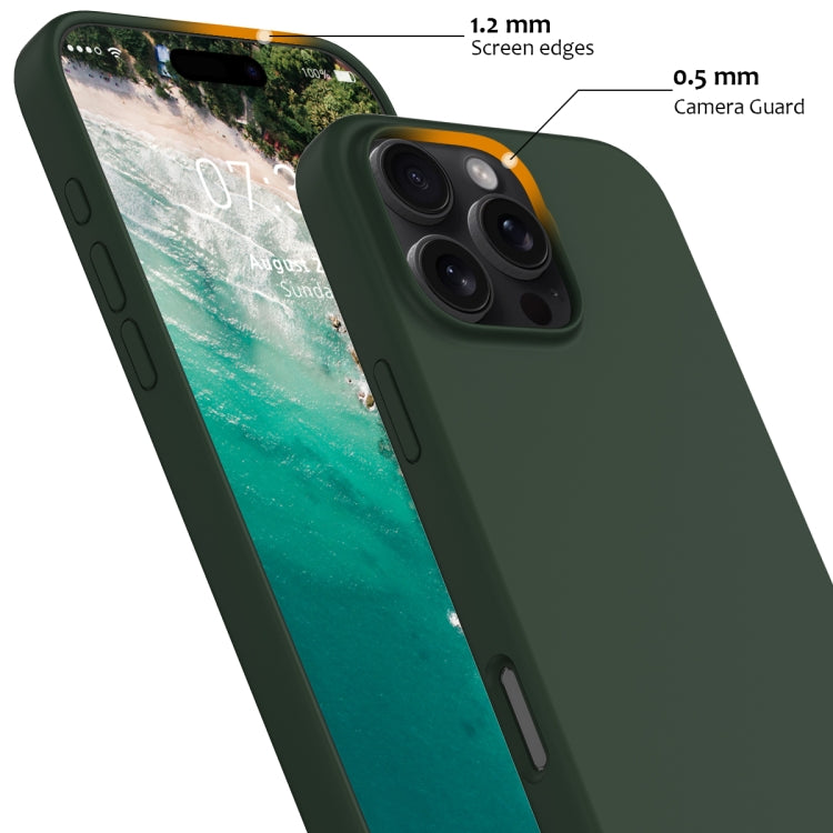 For iPhone 16 Pro Shockproof Silicone Magsafe Phone Case