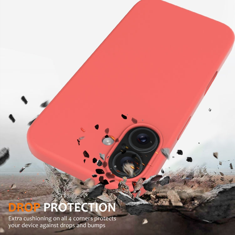 For iPhone 16 Plus Shockproof Silicone Magsafe Phone Case