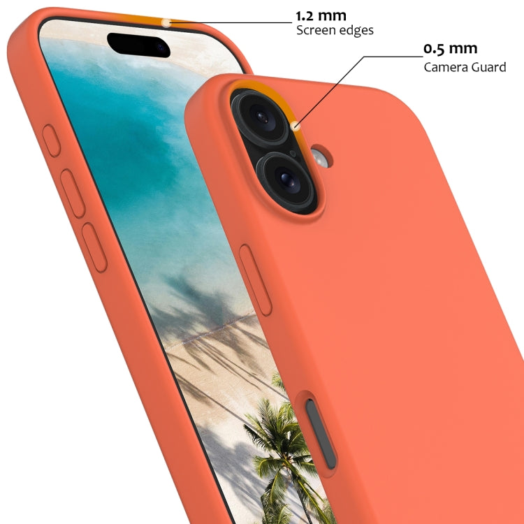 For iPhone 16 Plus Shockproof Silicone Magsafe Phone Case
