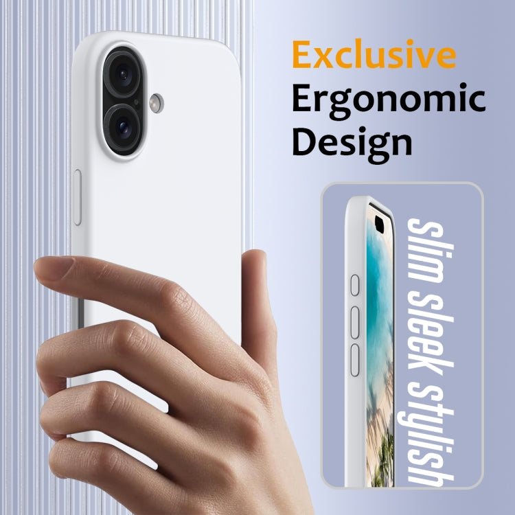 For iPhone 16 Shockproof Silicone Magsafe Phone Case