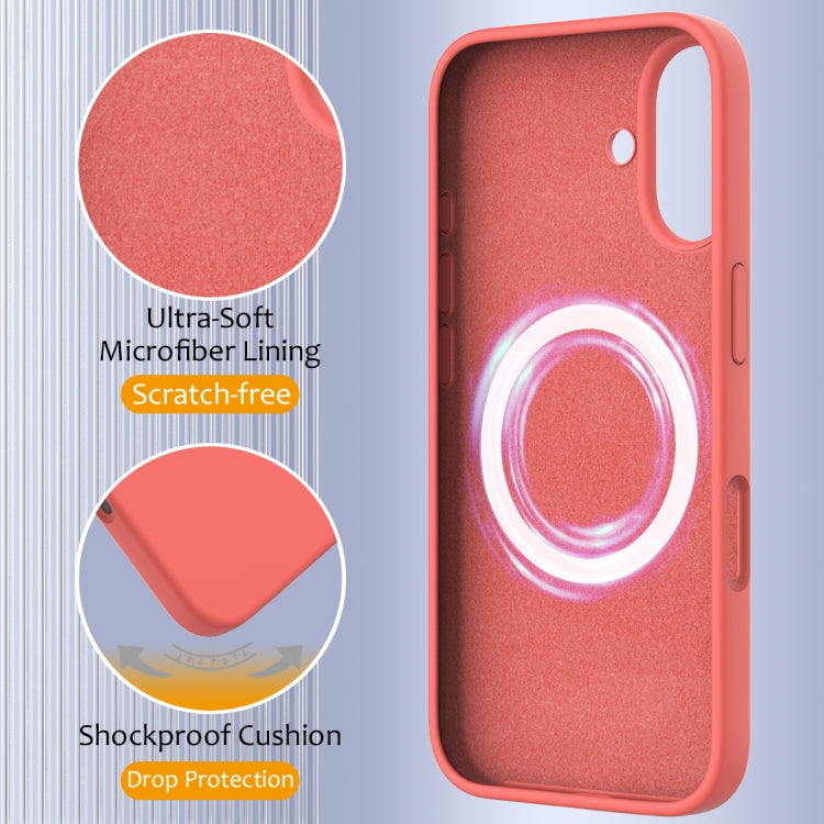 For iPhone 16 Shockproof Silicone Magsafe Phone Case