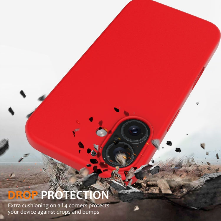 For iPhone 16 Shockproof Silicone Magsafe Phone Case