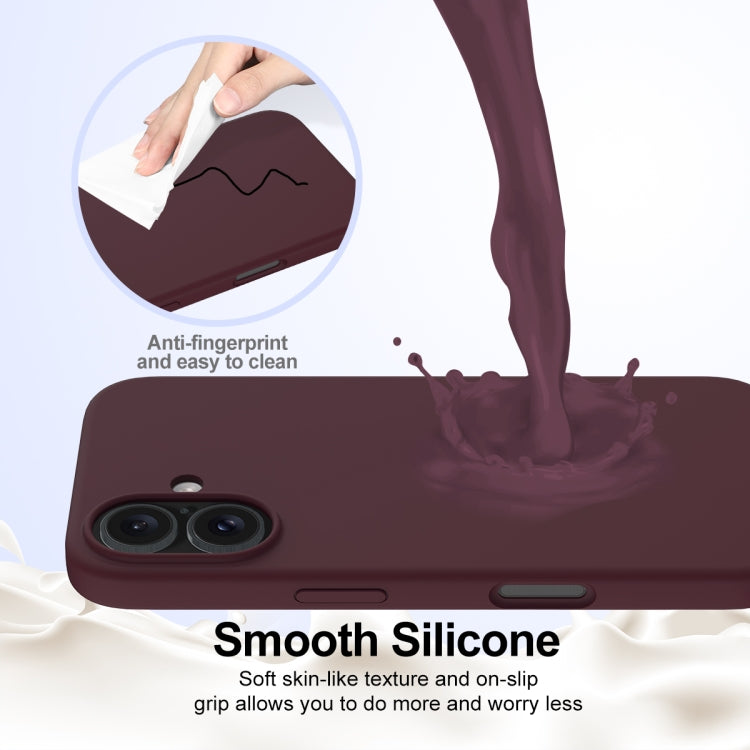 For iPhone 16 Shockproof Silicone Magsafe Phone Case
