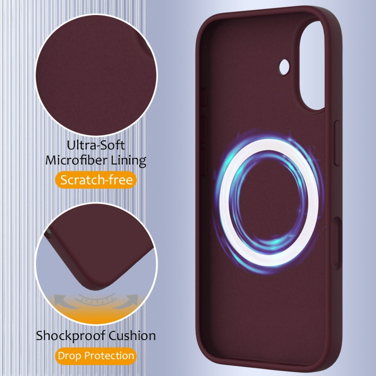 For iPhone 16 Shockproof Silicone Magsafe Phone Case