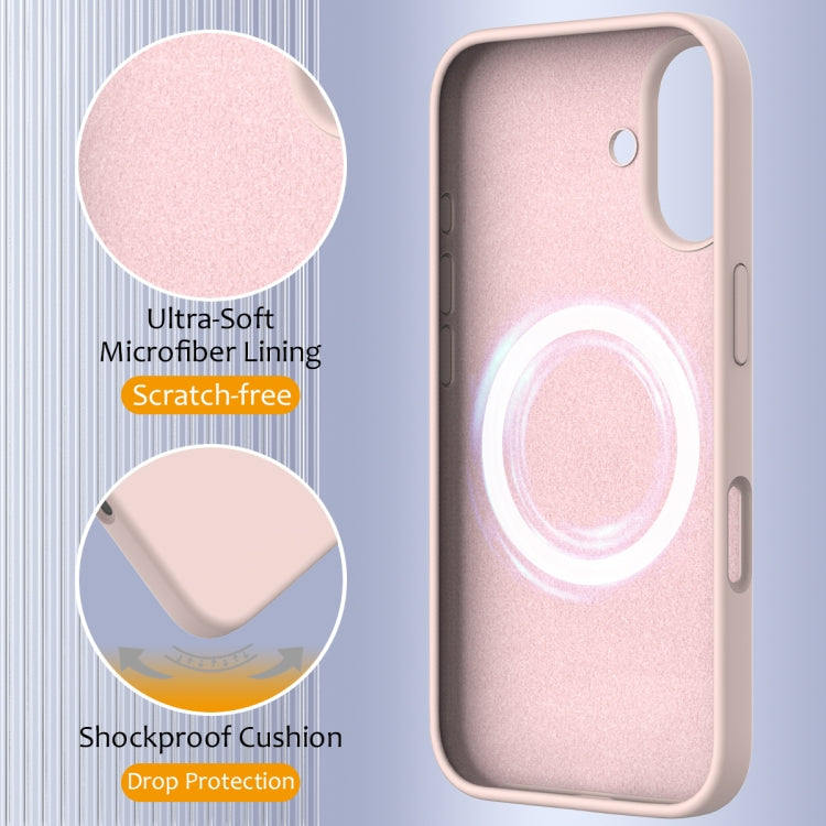 For iPhone 16 Shockproof Silicone Magsafe Phone Case