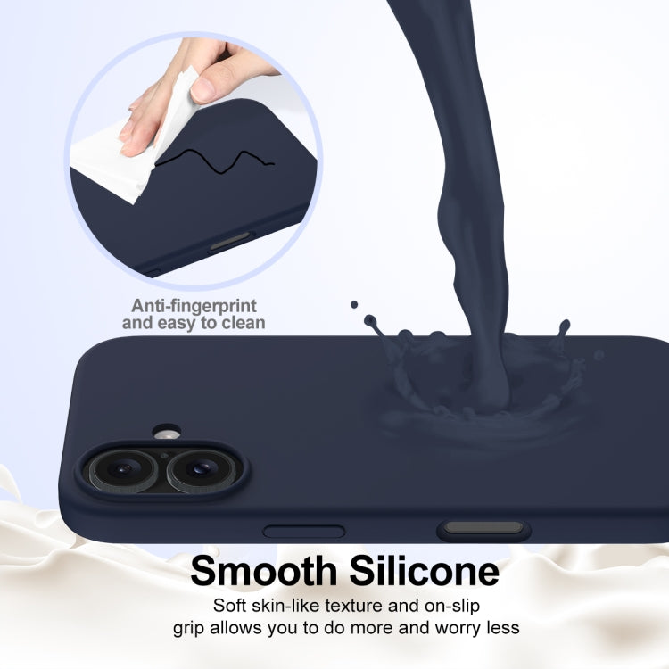 For iPhone 16 Shockproof Silicone Magsafe Phone Case