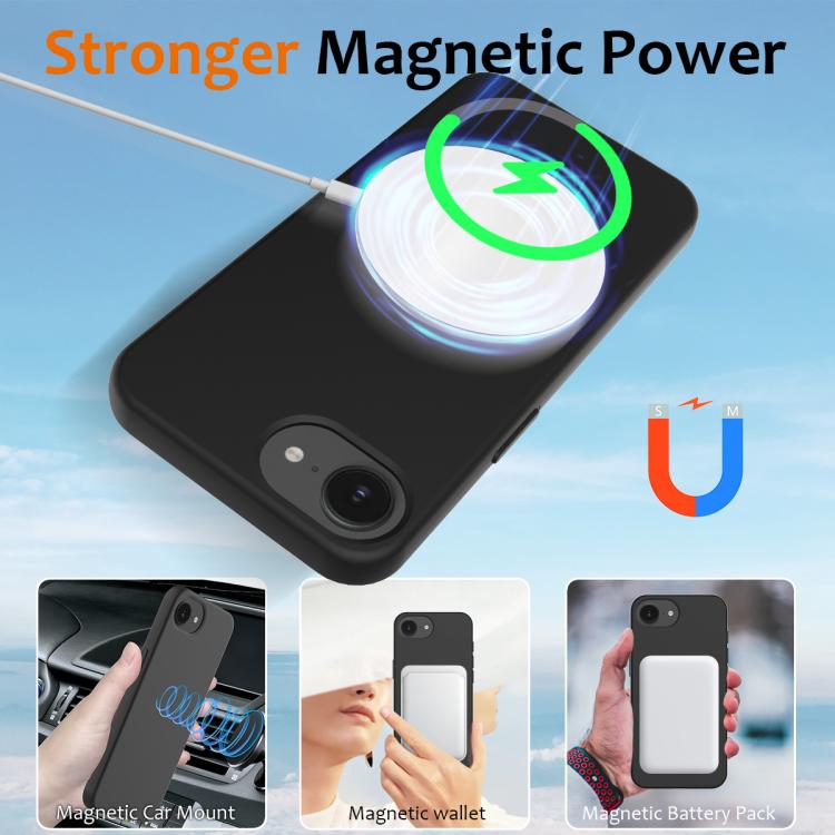 For iPhone 17e / 16e Shockproof Silicone Magsafe Phone Case