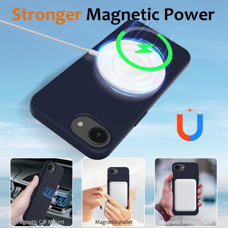 For iPhone 17e / 16e Shockproof Silicone Magsafe Phone Case