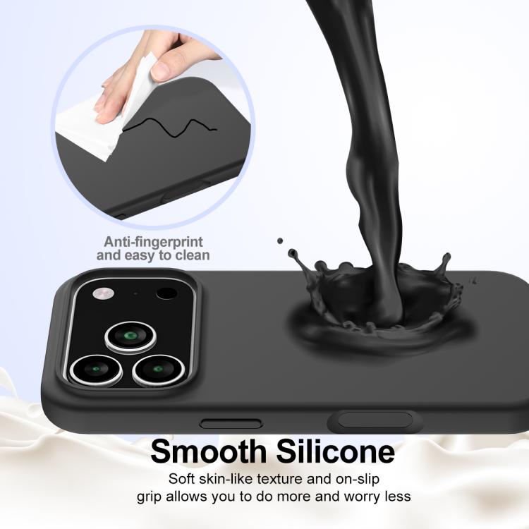For iPhone 17 Pro Max Shockproof Silicone Magsafe Phone Case