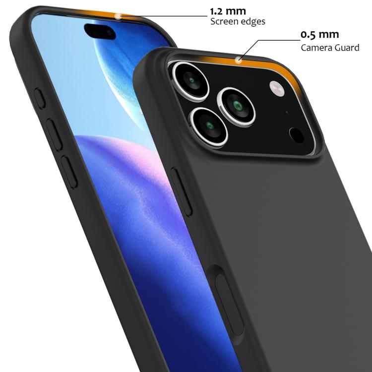 For iPhone 17 Pro Max Shockproof Silicone Magsafe Phone Case