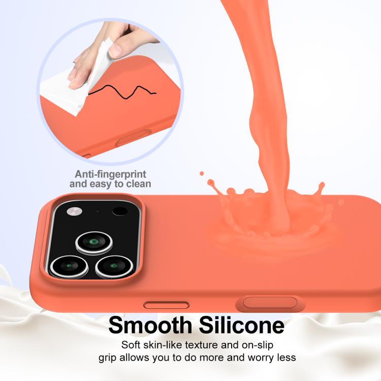 For iPhone 17 Pro Max Shockproof Silicone Magsafe Phone Case