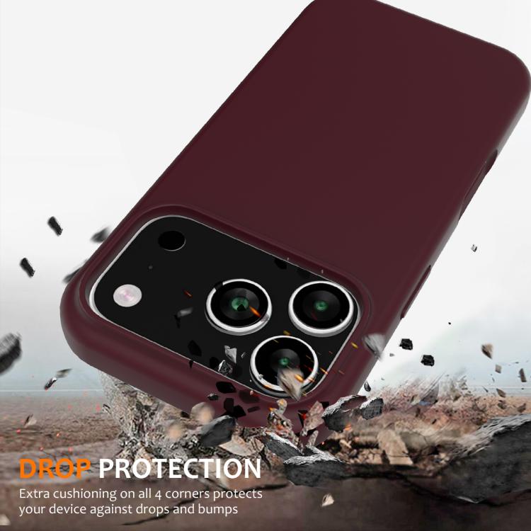 For iPhone 17 Pro Max Shockproof Silicone Magsafe Phone Case