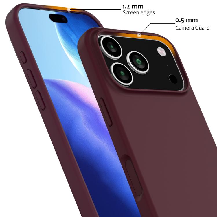 For iPhone 17 Pro Max Shockproof Silicone Magsafe Phone Case