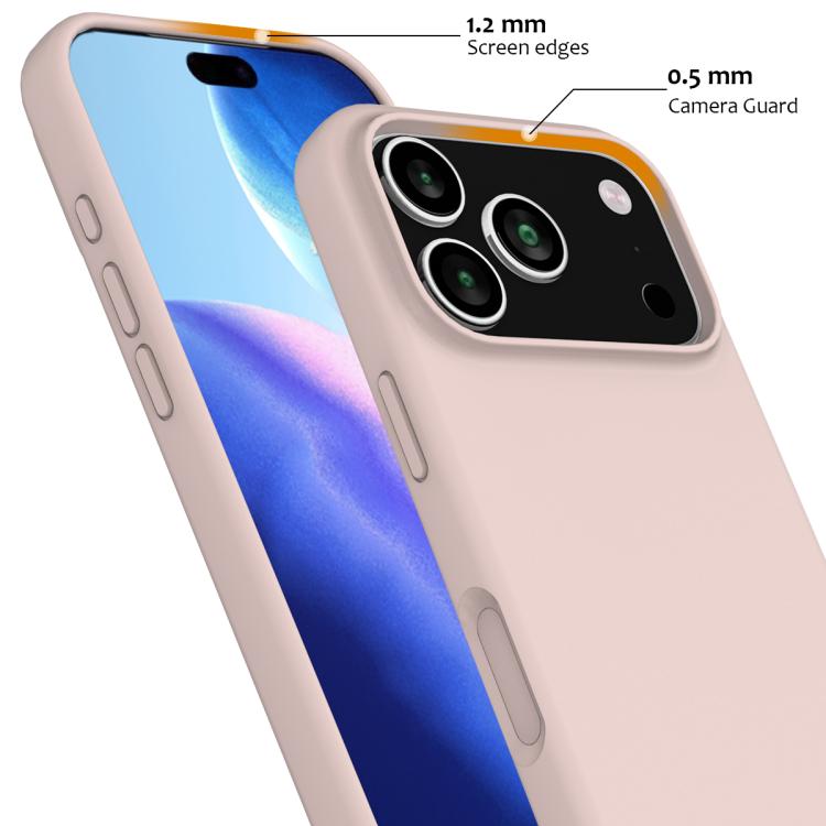 For iPhone 17 Pro Max Shockproof Silicone Magsafe Phone Case