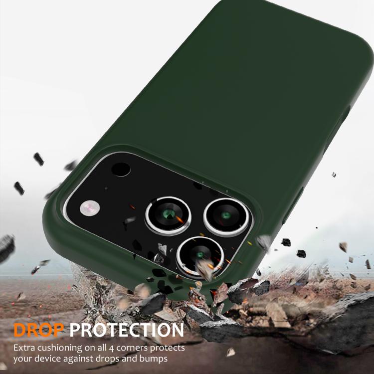 For iPhone 17 Pro Max Shockproof Silicone Magsafe Phone Case