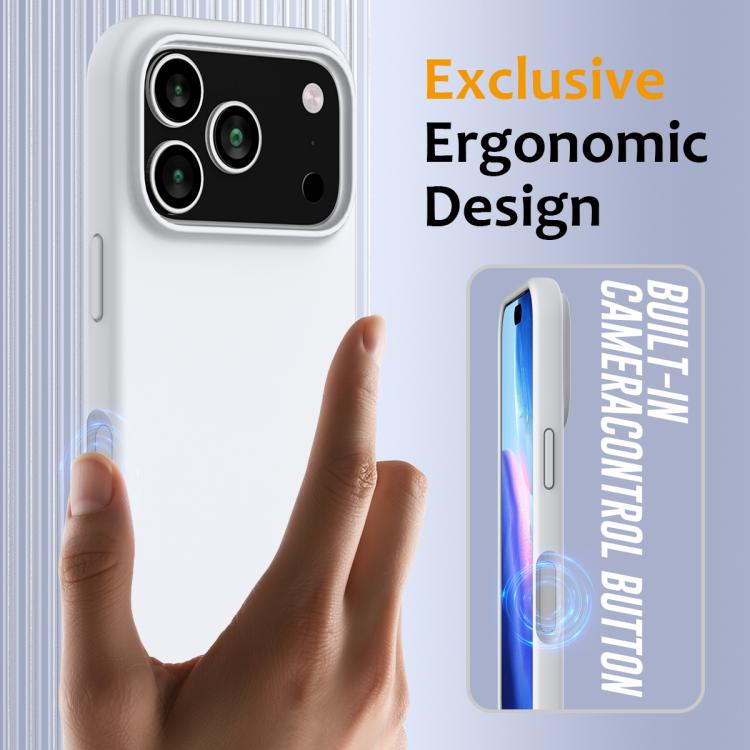 For iPhone 17 Pro Shockproof Silicone Magsafe Phone Case