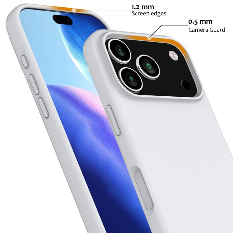 For iPhone 17 Pro Shockproof Silicone Magsafe Phone Case