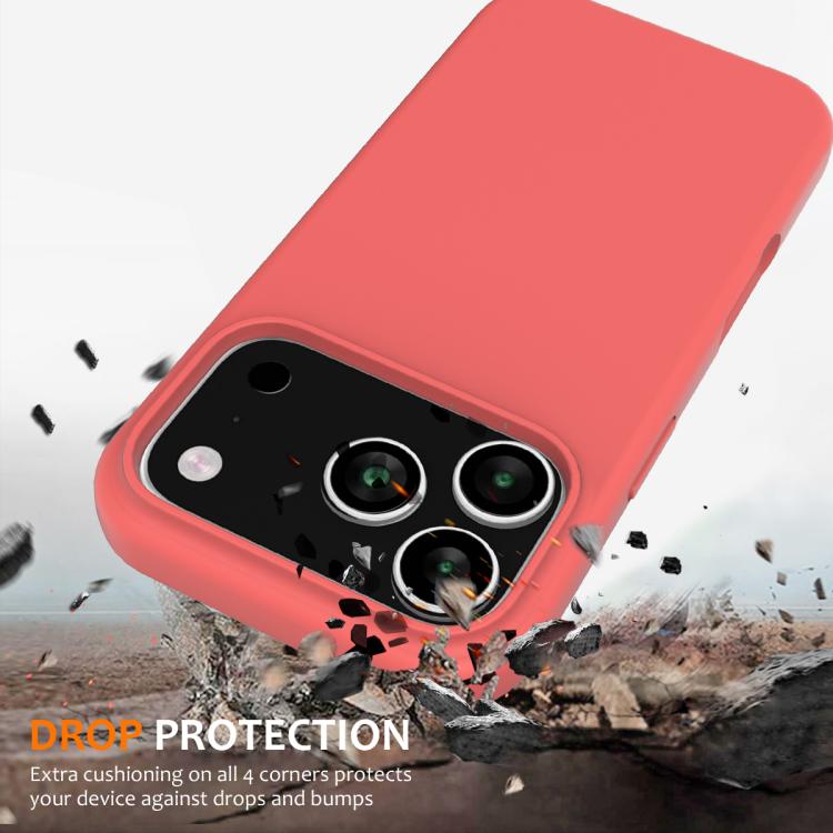 For iPhone 17 Pro Shockproof Silicone Magsafe Phone Case