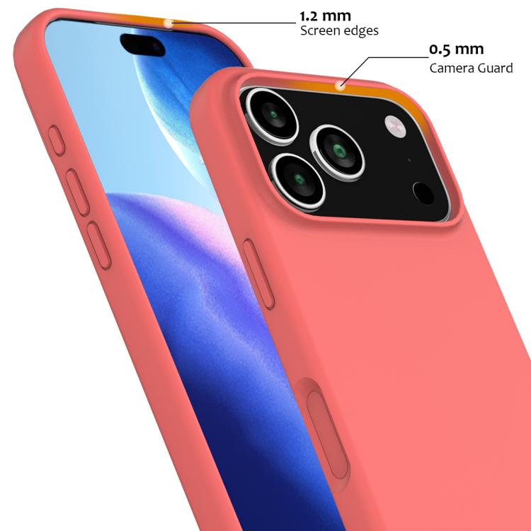 For iPhone 17 Pro Shockproof Silicone Magsafe Phone Case