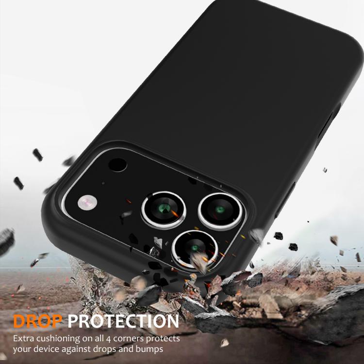 For iPhone 17 Pro Shockproof Silicone Magsafe Phone Case