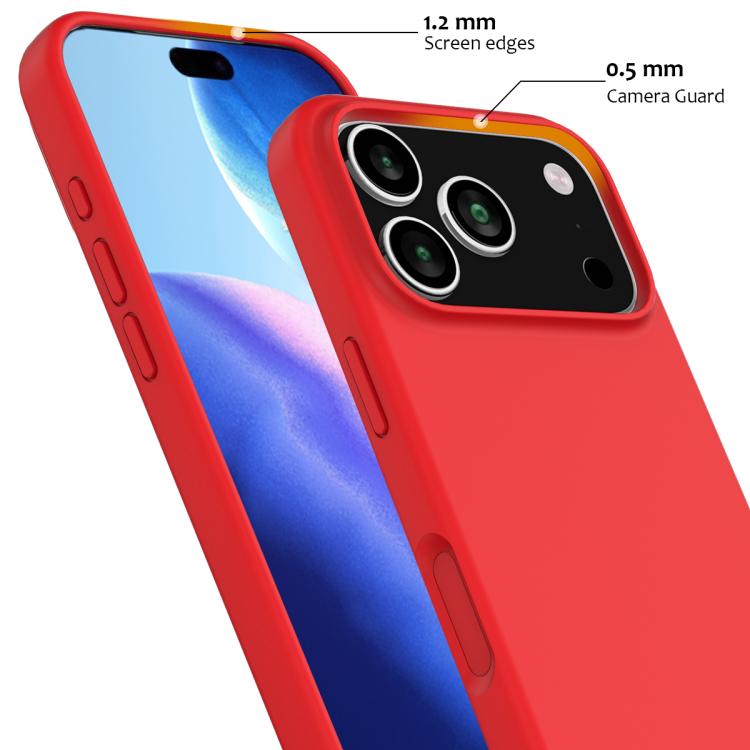 For iPhone 17 Pro Shockproof Silicone Magsafe Phone Case