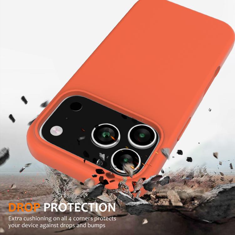 For iPhone 17 Pro Shockproof Silicone Magsafe Phone Case