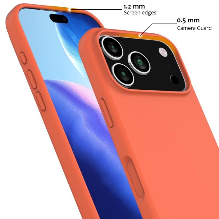 For iPhone 17 Pro Shockproof Silicone Magsafe Phone Case