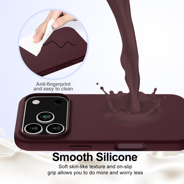For iPhone 17 Pro Shockproof Silicone Magsafe Phone Case