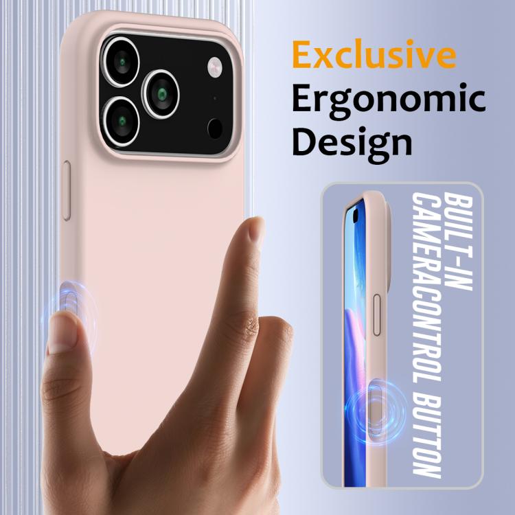 For iPhone 17 Pro Shockproof Silicone Magsafe Phone Case