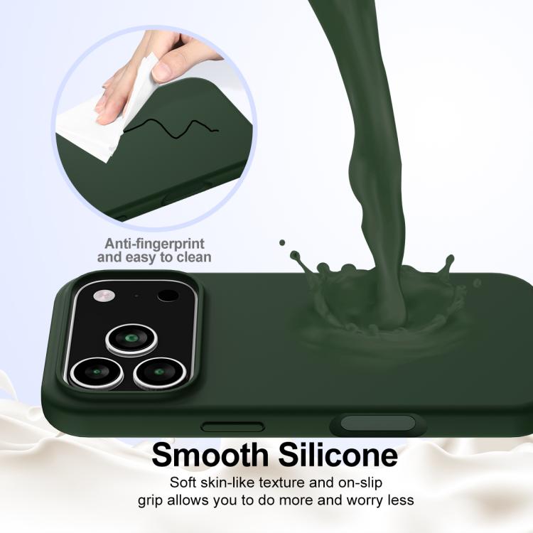 For iPhone 17 Pro Shockproof Silicone Magsafe Phone Case