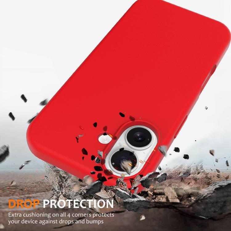 For iPhone 17 Shockproof Silicone Magsafe Phone Case
