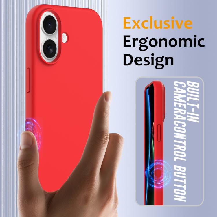 For iPhone 17 Shockproof Silicone Magsafe Phone Case