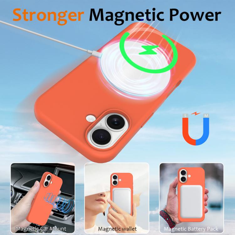 For iPhone 17 Shockproof Silicone Magsafe Phone Case