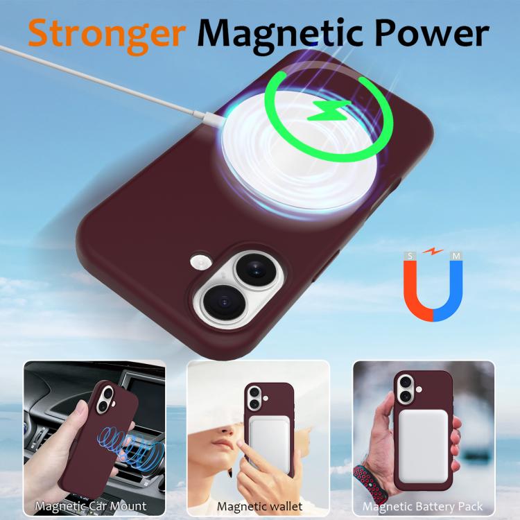 For iPhone 17 Shockproof Silicone Magsafe Phone Case